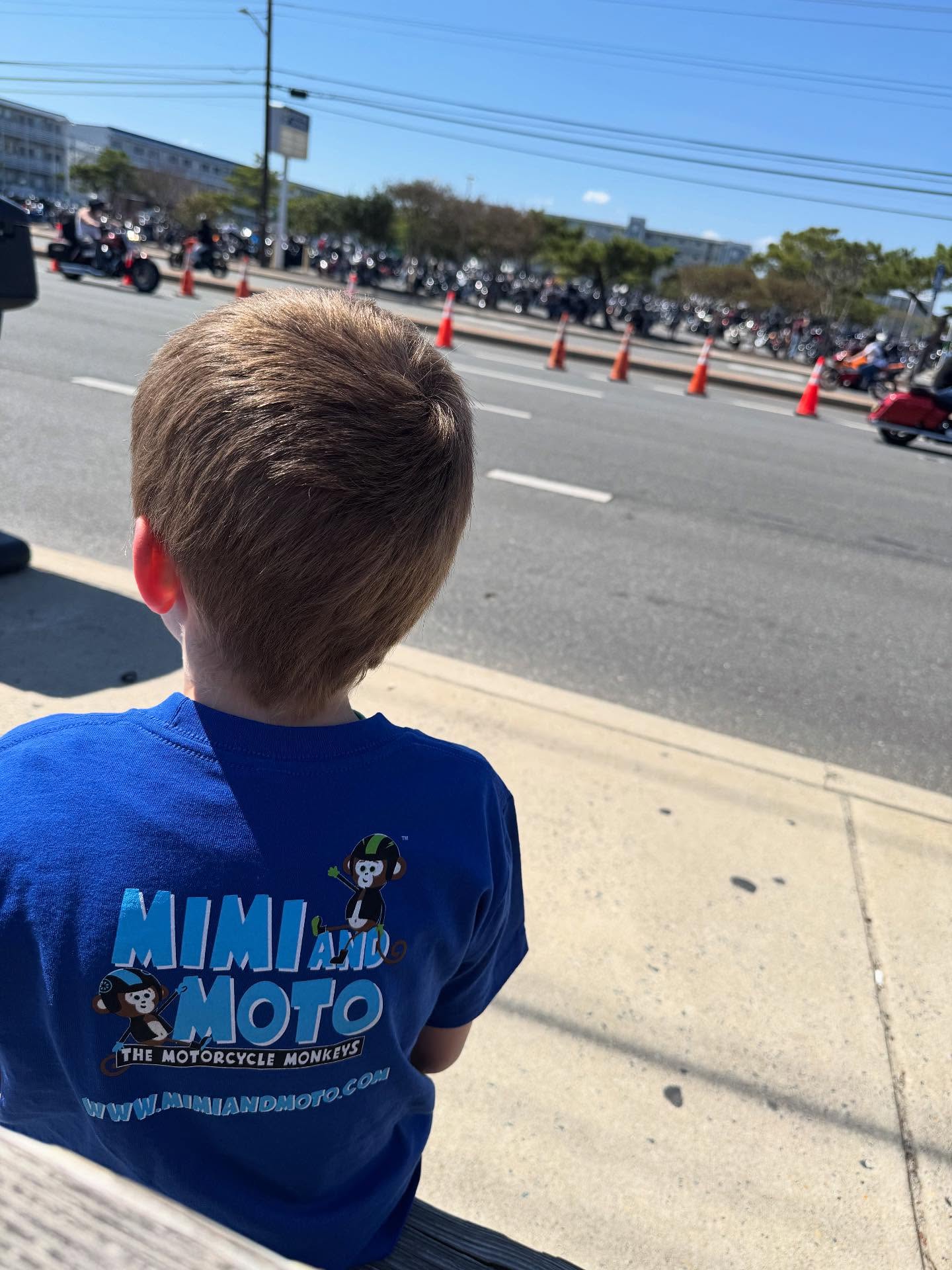 Time out from the hustle and bustle to take the boys to Bike Week in Ocean City MD - they found the cutest swag from @mimiandmoto and couldn’t wait to get it home@before opening the books and playing with stickers! Thanks for such. Fun experience! #boyswillbeboys #bikeweek #lilriders #striderbikes #mimiandmotomotorcyclemonkeys #mimiandmotobooks #denasathomespa #boymomma #visitwithgrandparents #ocmd2025